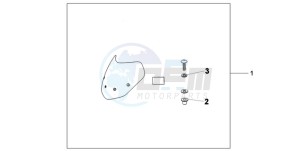 CB600FA39 Europe Direct - (ED / ABS ST) drawing FLY SCREEN