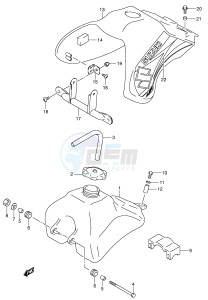 JR50 (P3-P28) drawing FUEL TANK (MODEL K4)