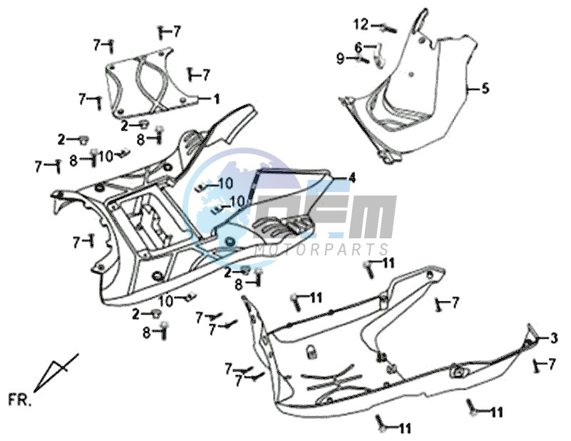 BOTTOM PLATE / FRAMECOWLING