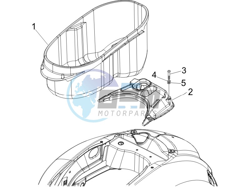 Helmet housing - Undersaddle