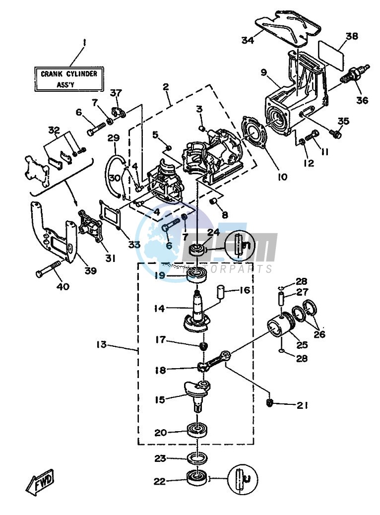 CYLINDER--CRANKCASE