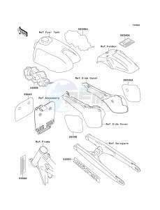 KX 60 B [X60] (B6-B9) drawing LABEL-- KX60-B7- -