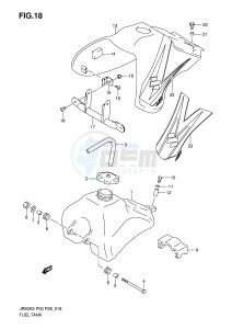 JR50 (P3-P28) drawing FUEL TANK