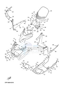 YP125R X-MAX125 X-MAX125 (2ABA 2ABA 2ABA) drawing WINDSHIELD