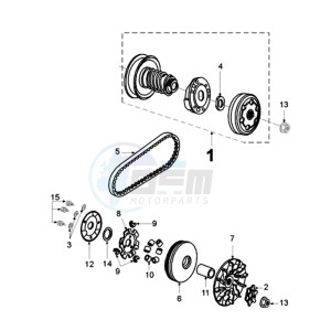 LUDIX 10 L TREND drawing CLUTCH