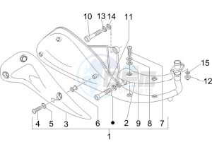 Liberty 200 4t (N15000U01) drawing Silencer