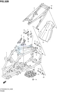 LT-R450 (E19) drawing FRAME (MODEL L0)