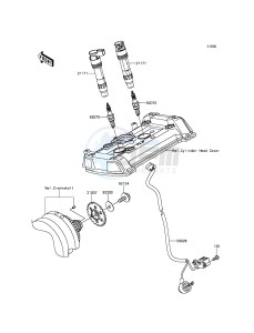 VULCAN S ABS EN650BGFA XX (EU ME A(FRICA) drawing Ignition System