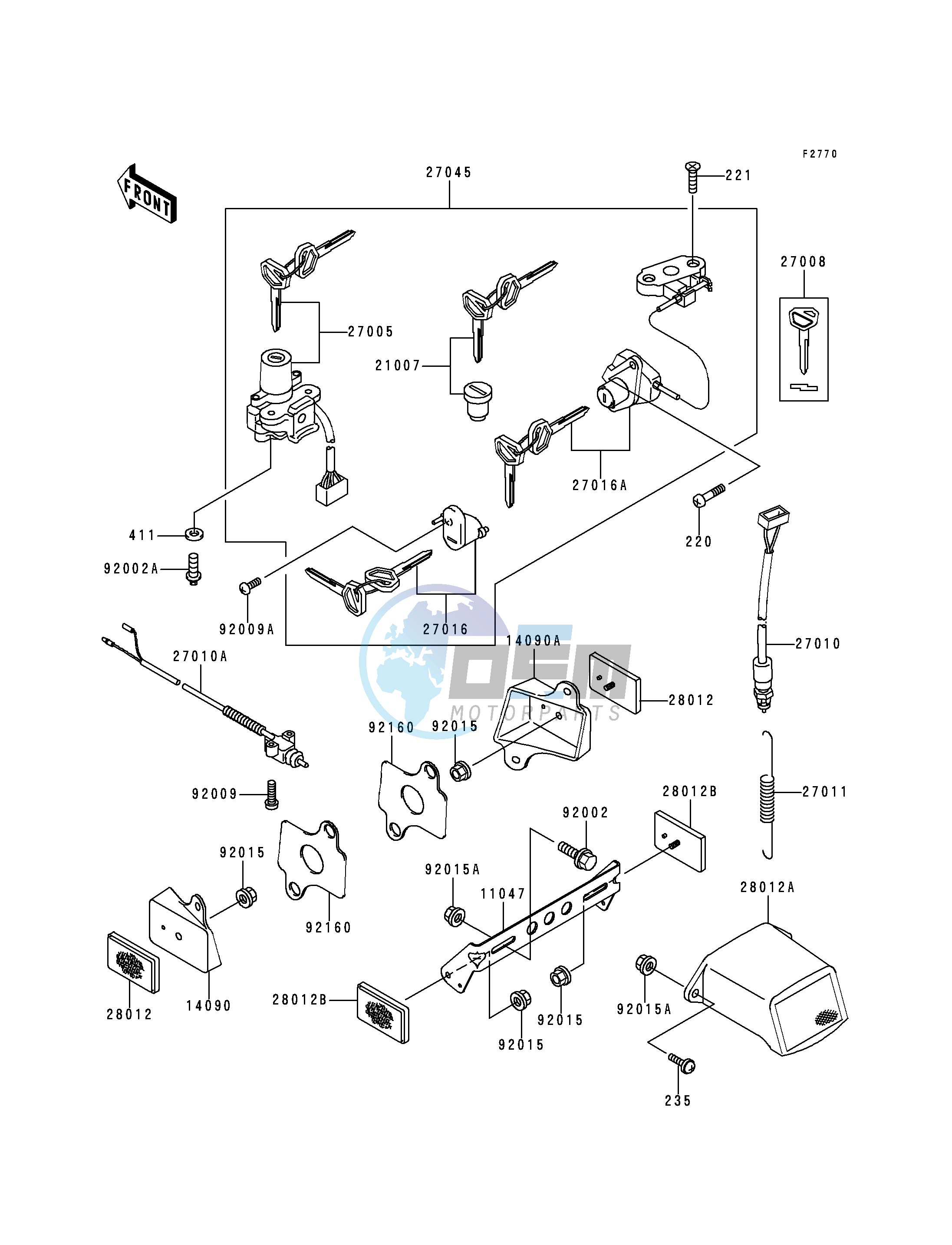 IGNITION SWITCH_LOCKS_REFLECTORS