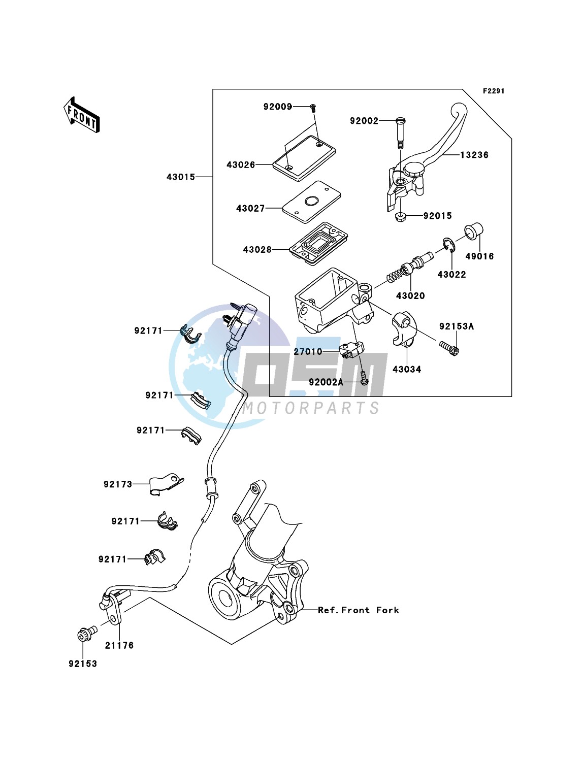 Front Master Cylinder