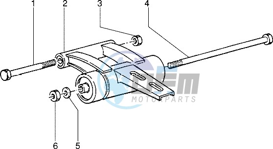 Swinging arm