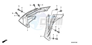 CRF450RC drawing RADIATOR SHROUD