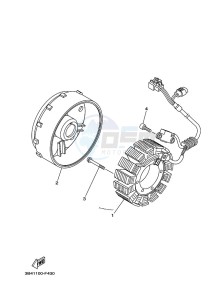 YFM700FWBD KODIAK 700 EPS (B5KN) drawing GENERATOR