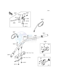 VULCAN 900 CUSTOM VN900CGF GB XX (EU ME A(FRICA) drawing Handlebar