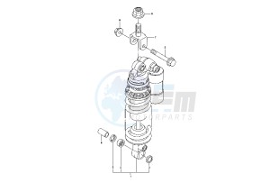 YZF R 6 600 drawing REAR SUSPENSION