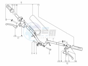 Typhoon 50 2T E2 (EMEA) drawing Handlebars - Master cil.