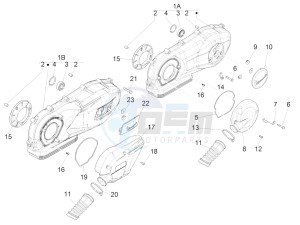 PRIMAVERA 125 4T 3V IE ABS-NOABS E3-E4 (EMEA) drawing Crankcase cover - Crankcase cooling