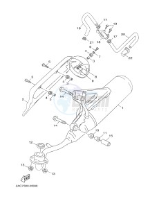 YN50F NEO'S 4 (2AC7 2AC7 2AC7) drawing EXHAUST