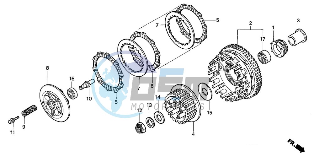 CLUTCH (CBR600F)