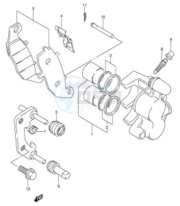 GSF250V (E24) Bandit drawing FRONT CALIPER