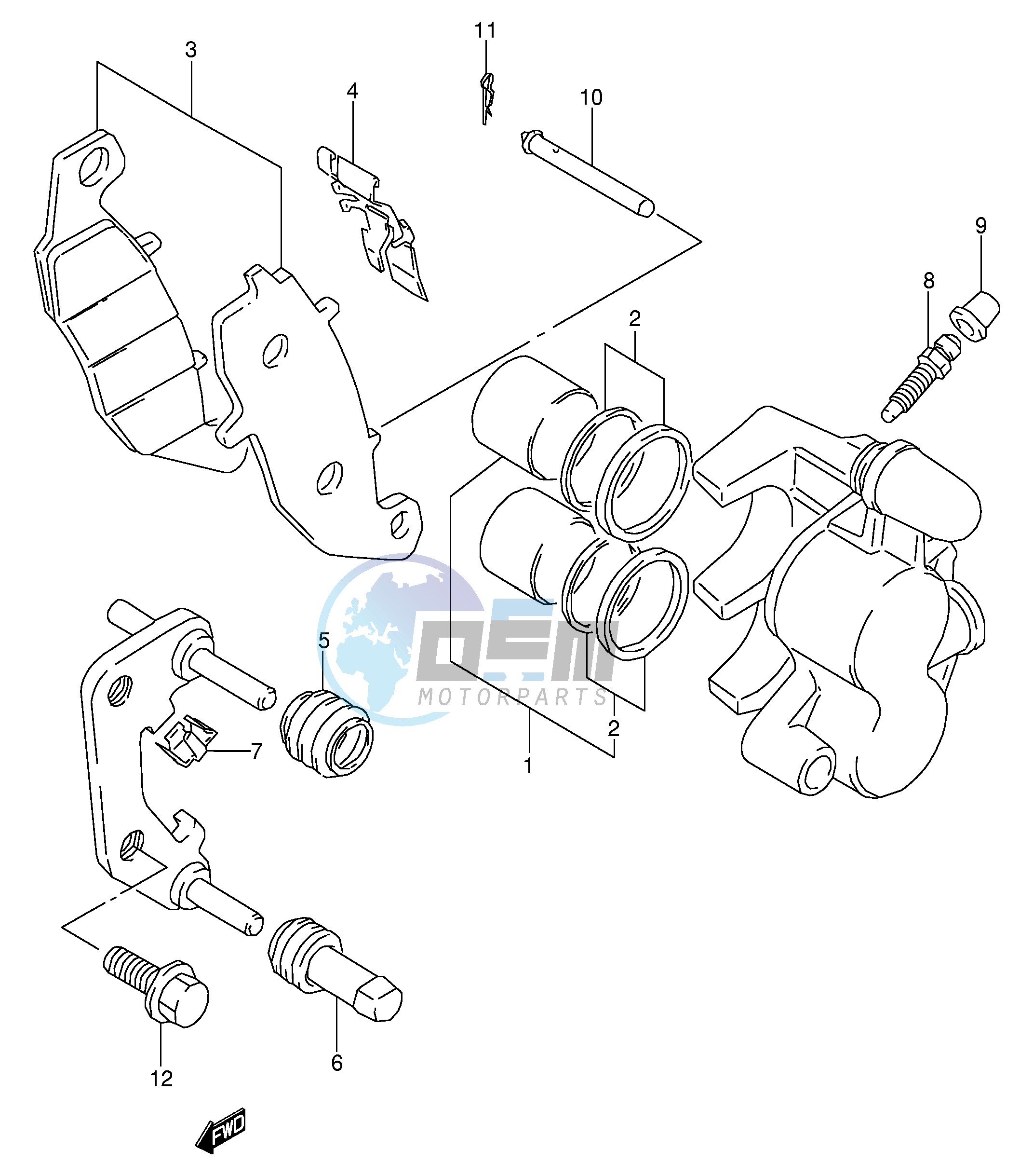 FRONT CALIPER