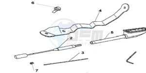 GL18009 Australia - (U / AB NAV) drawing CB ANTENNA (LONG)