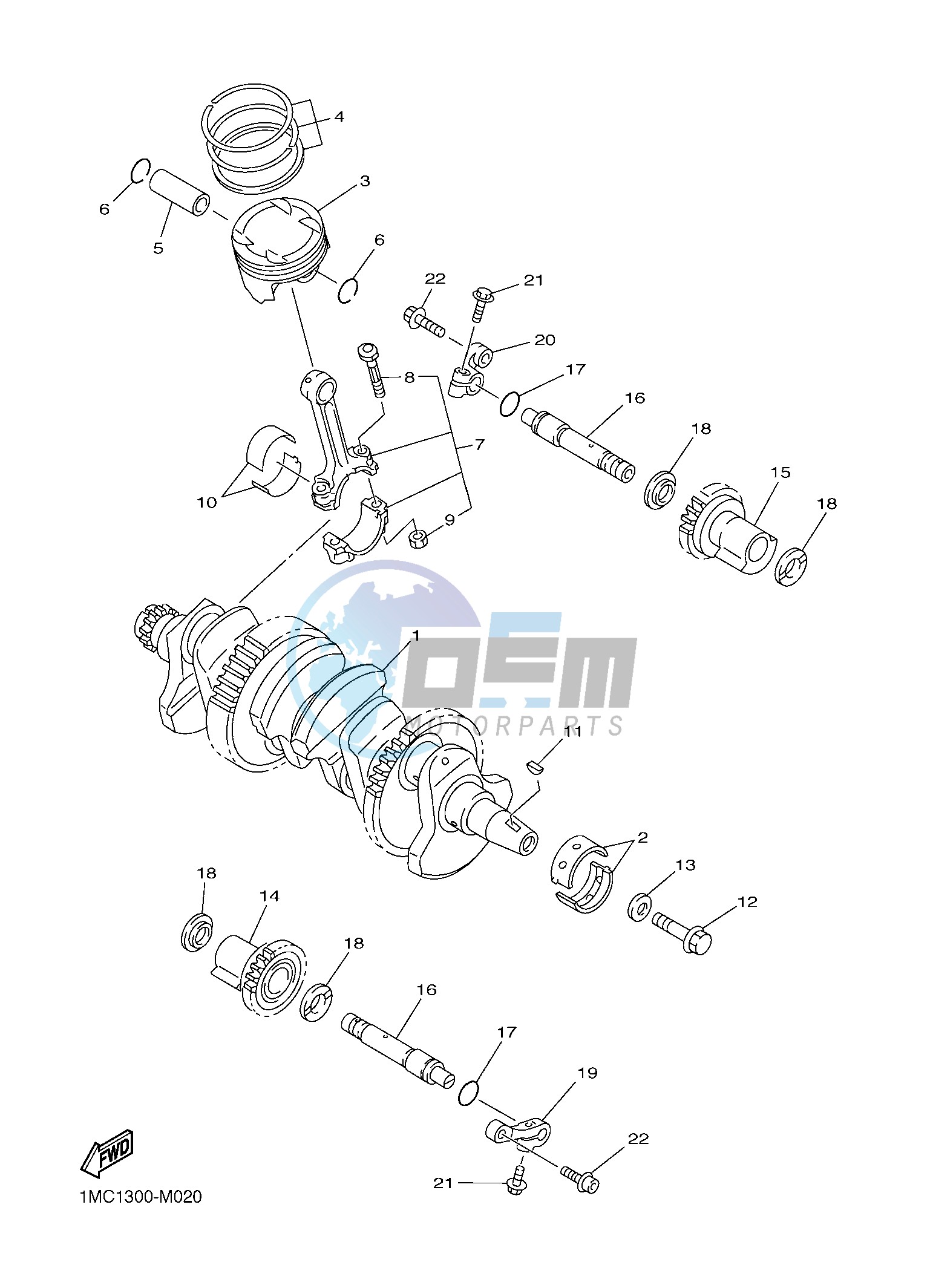 CRANKSHAFT & PISTON