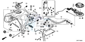 XL700VAB TRANSALP E drawing FUEL TANK