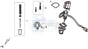 ORBIT 50 2T NAKED drawing CHOKE / THROTTLE WITH NEELD / FUEL CUT