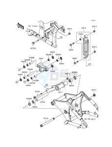 VULCAN 900 CLASSIC VN900BFFA GB XX (EU ME A(FRICA) drawing Suspension/Shock Absorber