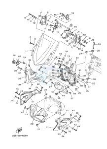 XT1200Z SUPER TENERE ABS (2BSC) drawing WINDSHIELD