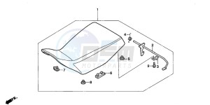 TRX300FW FOURTRAX drawing SEAT