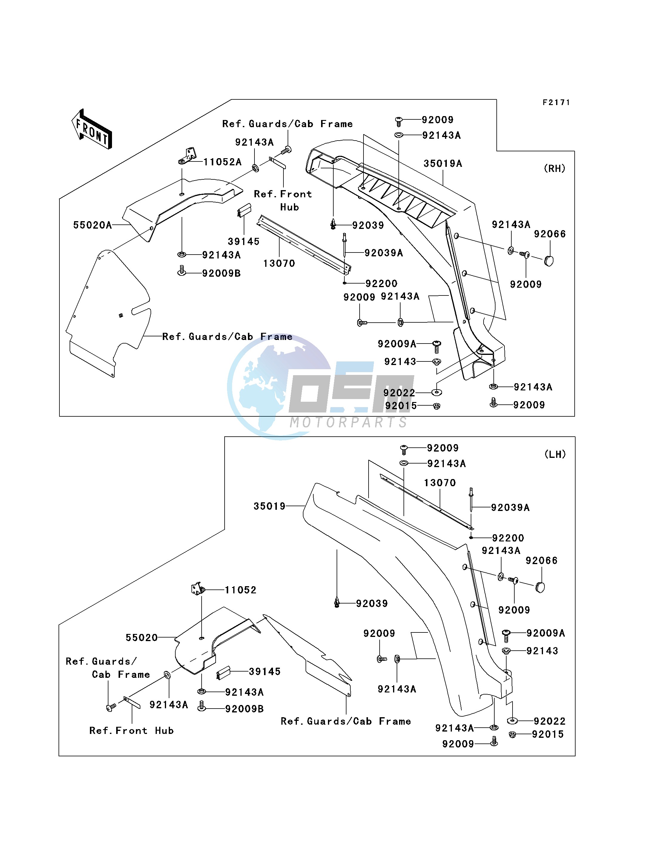 FRONT FENDER-- S- -