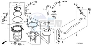 TRX420TM9 Australia - (U / 2WD) drawing FUEL PUMP