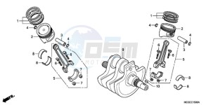 VT750CA9 UK - (E / MKH ST) drawing CRANKSHAFT