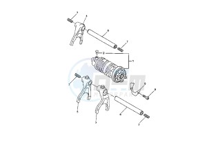 FZ6 600 drawing SHIFT CAM-FORK