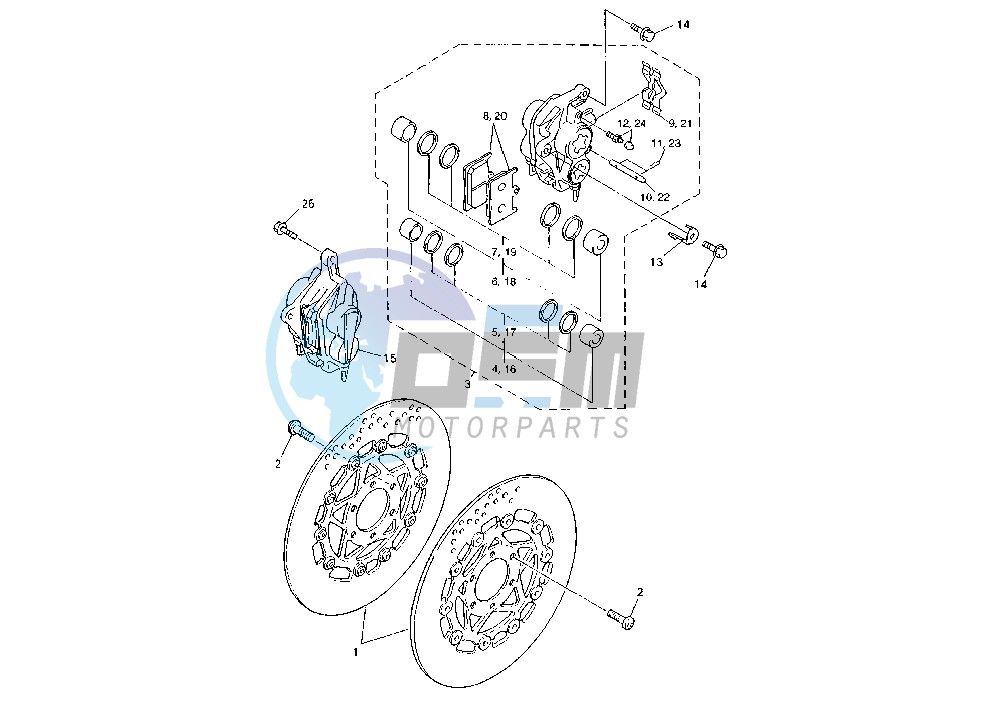 FRONT BRAKE CALIPER