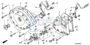 GL18009 Europe Direct - (ED / AB NAV) drawing FRONT COVER/TRANSMISSION COVER