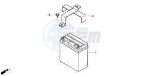 SCV100F LEAD drawing BATTERY