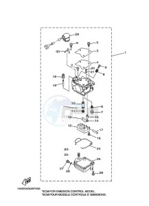 F20AET-NV drawing CARBURETOR