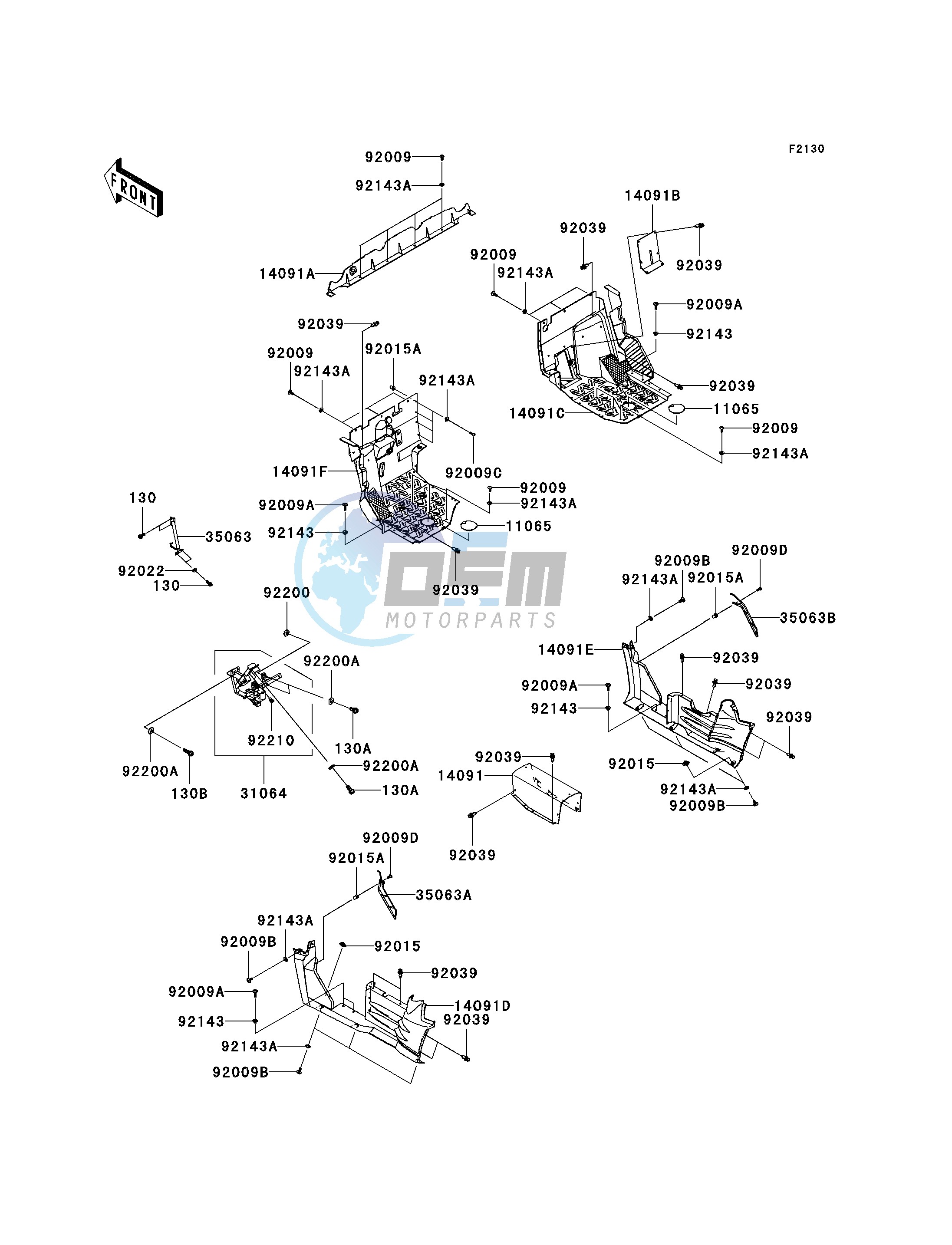 FRAME FITTINGS-- FRONT- -