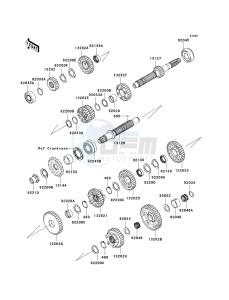 KRF 750 F [TERYX 750 4X4 NRA OUTDOORS] (F8F) C8FA drawing TRANSMISSION