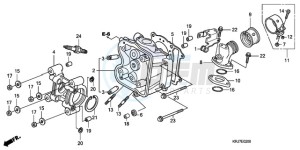 FES1259 France - (F / CMF) drawing CYLINDER HEAD