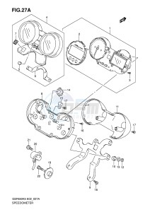 GSF650 (E2) Bandit drawing SPEEDOMETER (GSF650AK5 AK6 UAK5 UAK6)