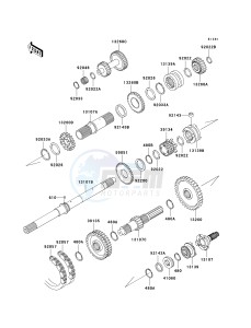 KAF 620 E [MULE 3010 4X4] (E6F-E8F) E6F drawing TRANSMISSION