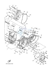 CZD300A X-MAX 300 X-MAX (B741 B749) drawing CRANKCASE