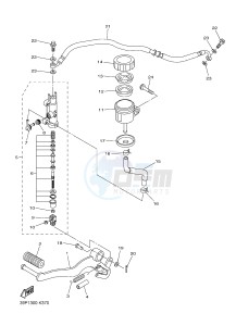 FZ8-N FZ8 (NAKED) 800 (2SH7) drawing REAR MASTER CYLINDER