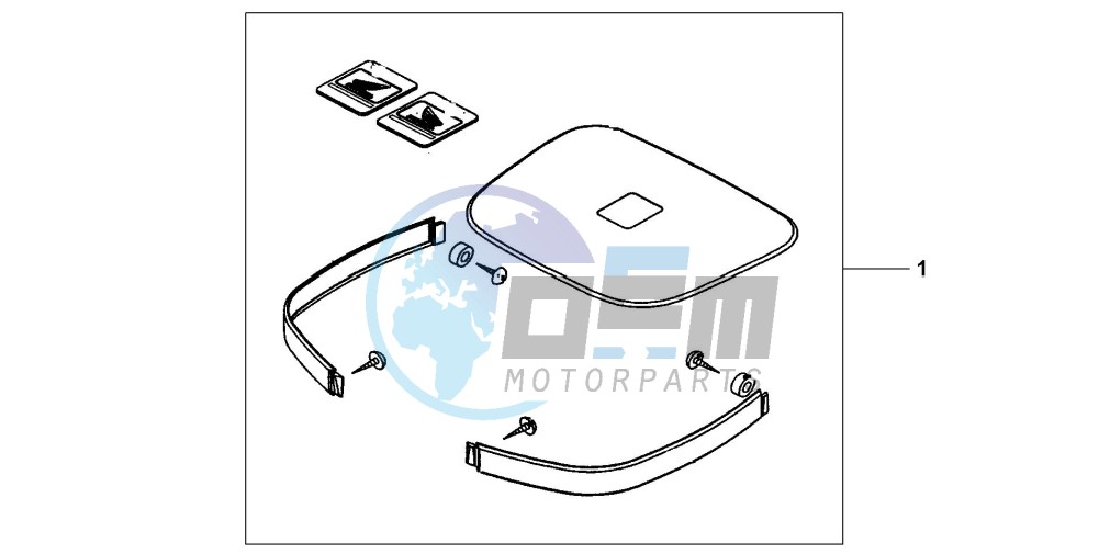 TOP BOX PANEL KIT