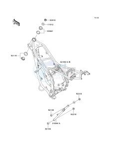 KDX 200 H [KDX200] (H6-H9) [KDX200] drawing FRAME