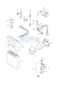 DF 140 drawing PTT Switch Engine Control Unit (2004 & Newer)